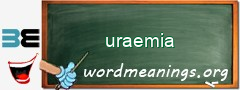 WordMeaning blackboard for uraemia